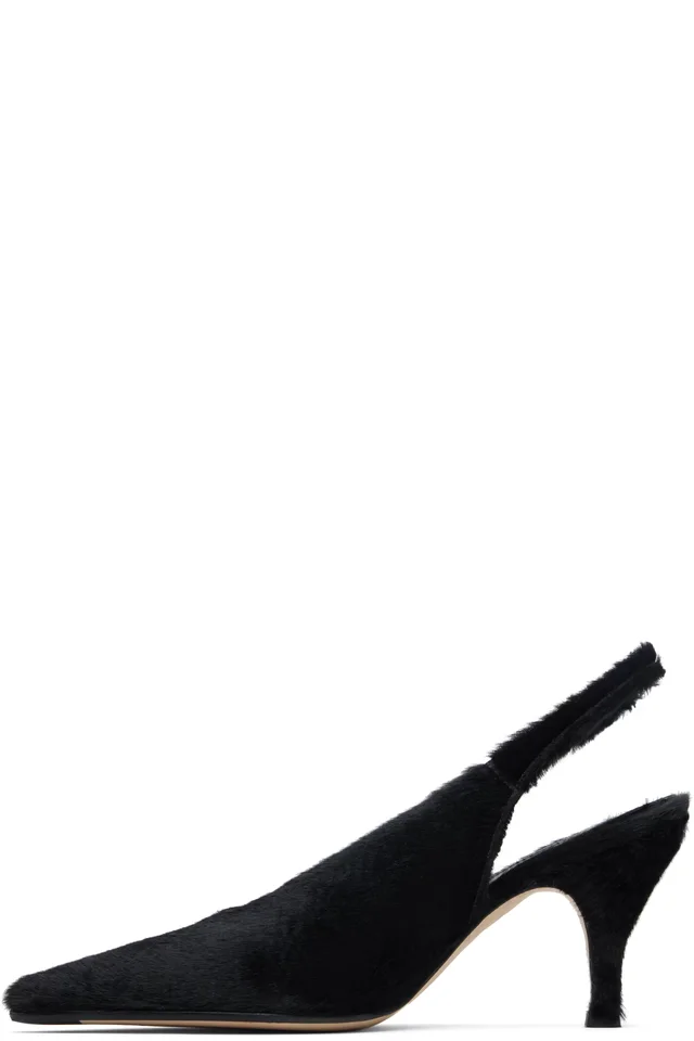 Aeyde Black Carla Heels, photo 3 of 5 from SSENSE