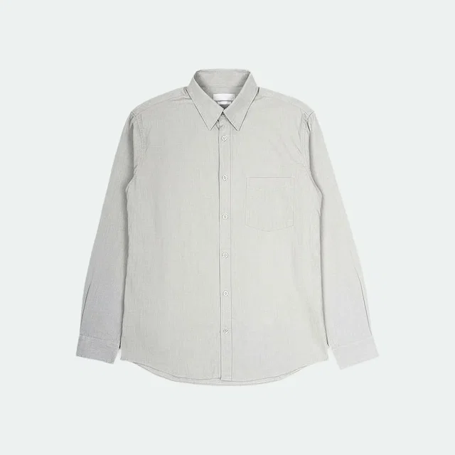 Alexander McQueen Men’s Grey Cotton Shirt It50 / L - D0476 in gray from Grailed