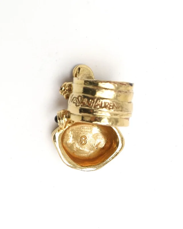 Saint Laurent Vintage Stone Ring from A Retro Tale, photo 4 of 4