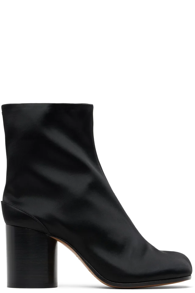 Black Tabi Ankle Boots