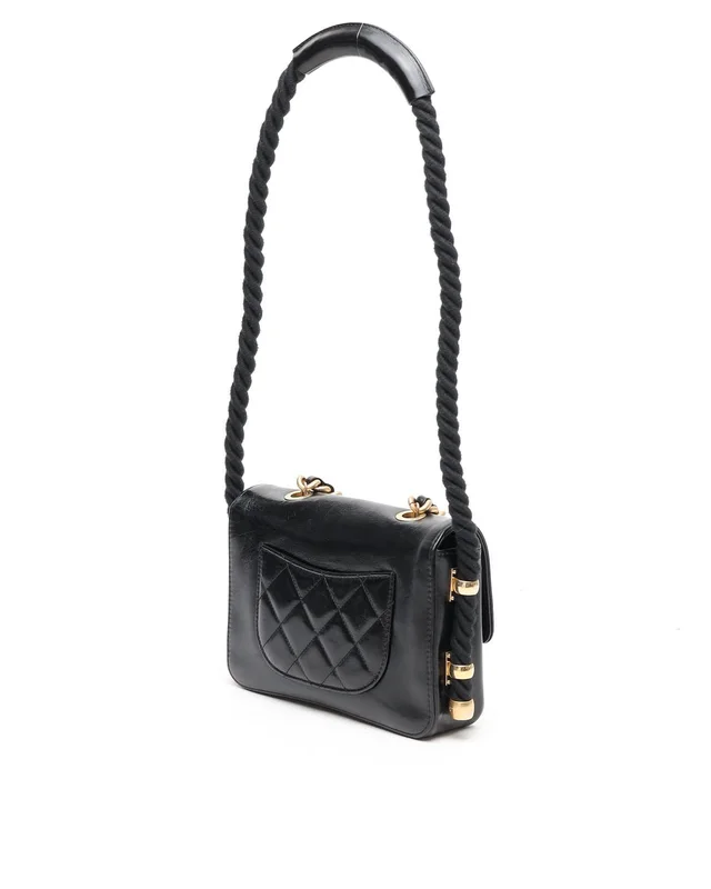 Chanel En Vogue Rope Flap Bag in Leather from A Retro Tale, photo 3 of 11