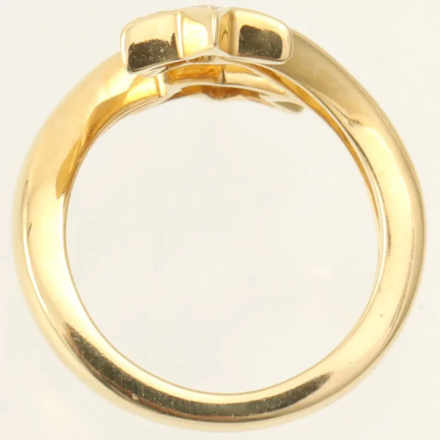 Chanel 18K Comet Ring #52 Gold in Gold from VINTAGE QOO TOKYO, photo 2 of 5