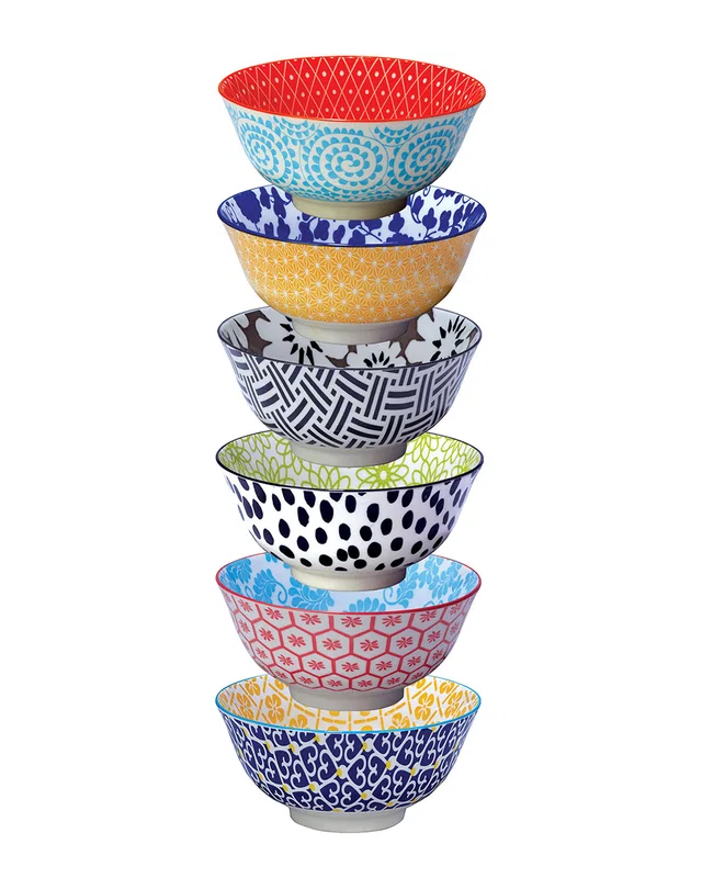 Certified International Set of 6 Chelsea Porcelain Bowls, image 1 of 1 from Rue La La