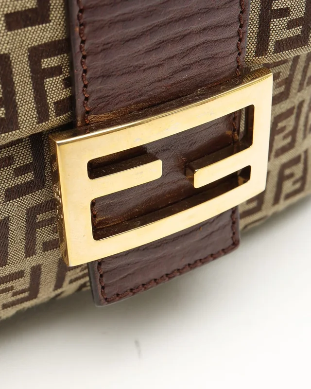 Fendi Zucchino Crossbody Bag in Canvas from A Retro Tale, photo 6 of 12
