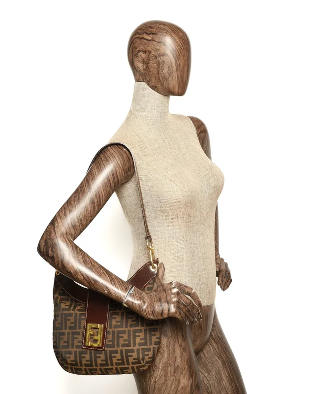 Fendi Zucca Shoulder Bag in Canvas from A Retro Tale, photo 7 of 7