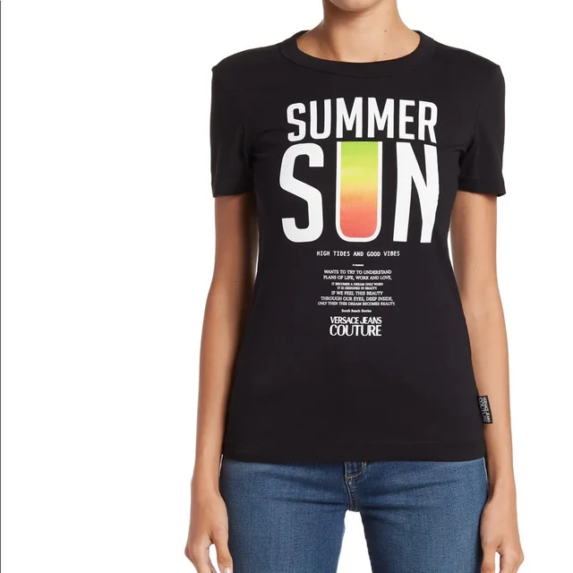Versace Jeans Couture T-Shirt in black Denim from Poshmark