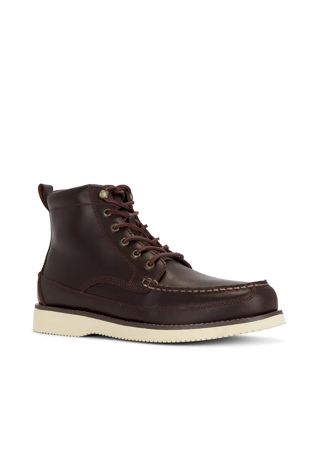 Sperry x One of these Days Tony Moc Boot in Chocolate Leather Smooth, photo 2 of 5 from REVOLVE (Canada)