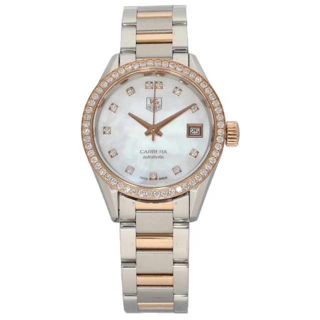 TAG Heuer Carrera WAR2453-3 28mm Bi-Colour Watch from H&T