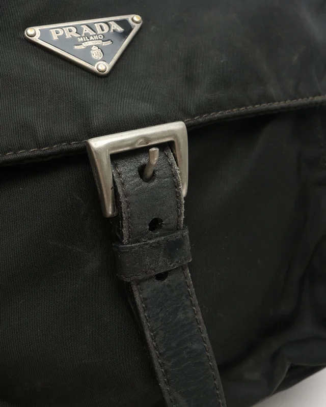 Prada Tessuto Messenger Bag in Denim from A Retro Tale, photo 6 of 11