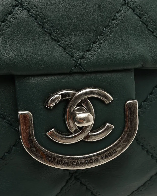 Chanel Paris Edinburgh Jumbo Coco Sporran Flap in Woven leather from A Retro Tale, photo 5 of 9