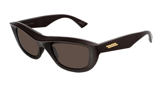 Bottega Veneta Bv1326s Injected Acetate Sunglasses — Black in Black from HEWI