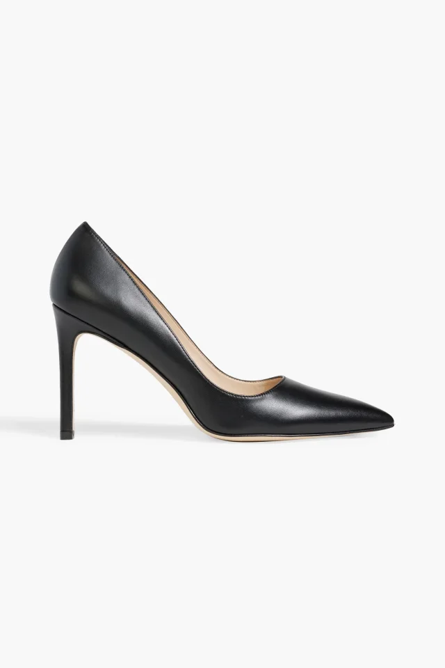 Stuart Weitzman Leigh 95 leather pumps, photo 5 of 6 from THE OUTNET