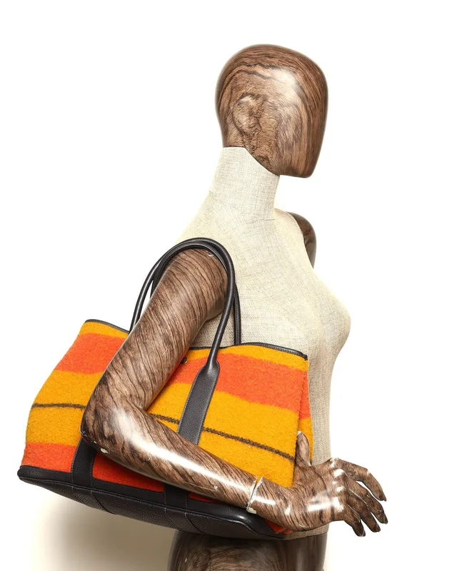 Hermès Rocabar Garden Party 36 Bag in Wool from A Retro Tale, photo 9 of 9