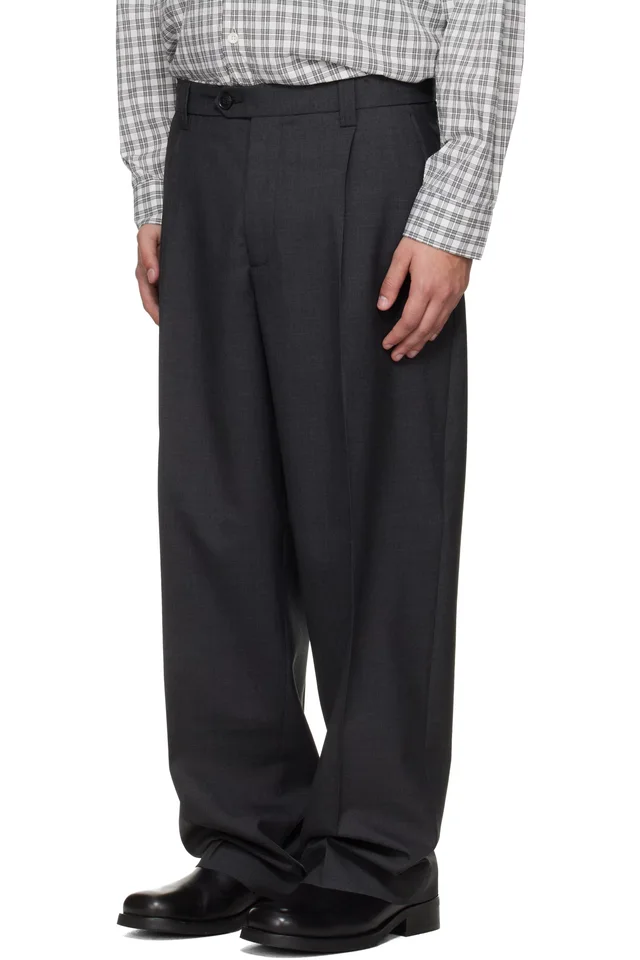 mfpen Gray Service Trousers, photo 4 of 5 from SSENSE