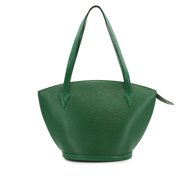 Louis Vuitton Epi Saint Jacques Hand Bag Borneo Green Leather M52274 in Green Leather from Luxury Promise