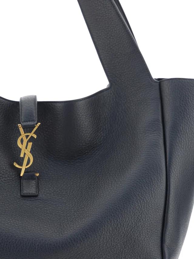 Saint Laurent Shoulder Bag — Black Leather in Black Leather from HEWI