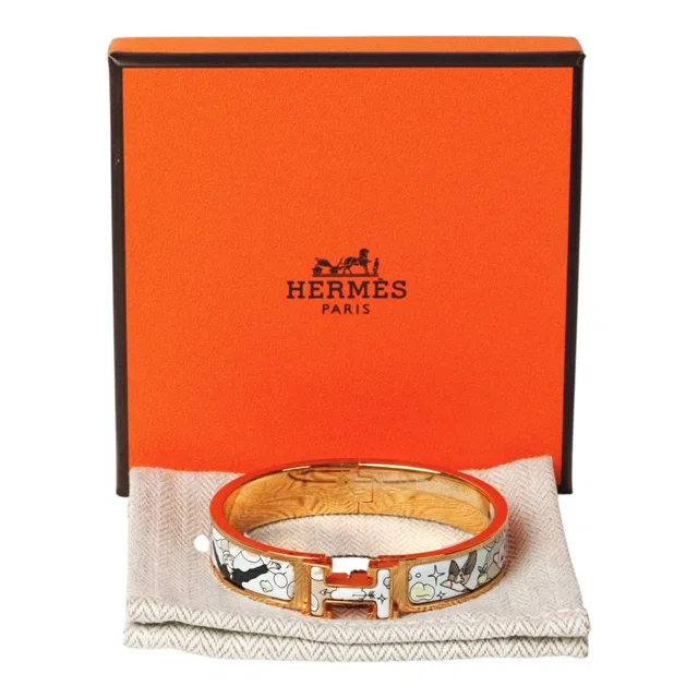 Hermès H Clic Dans Less Bracelet in GHW from Luxury Promise