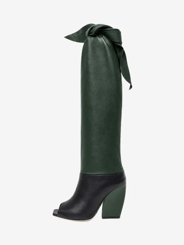 Dior Black and green Brooklyn booties - size EU 38 from Sign of the Times