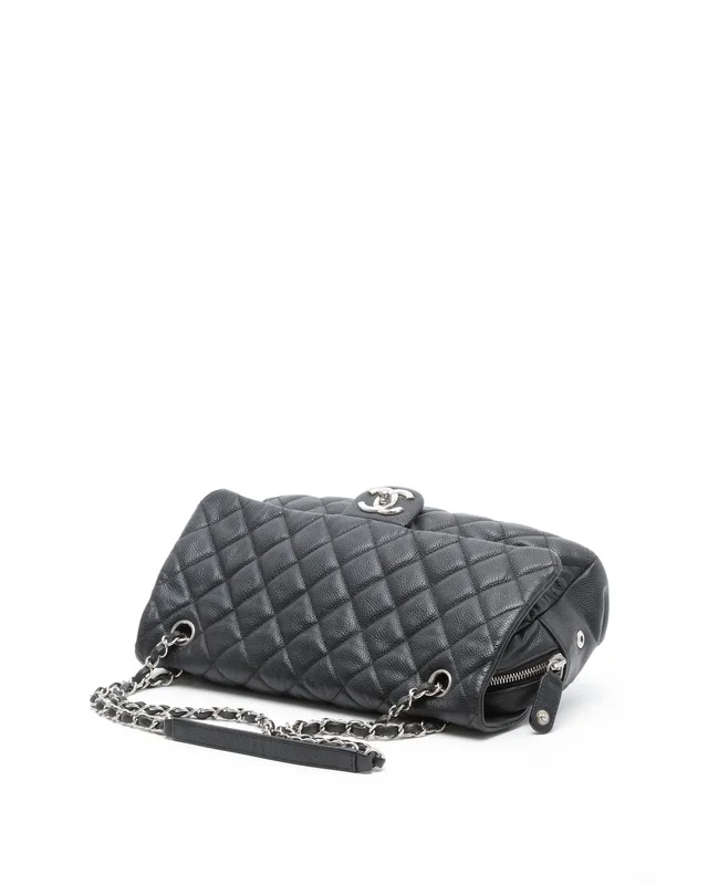 Chanel Easy Jumbo Caviar Flap Bag in Caviar leather from A Retro Tale, photo 4 of 11