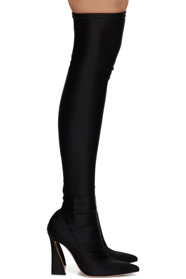 Black Vertigo Tall Boots, image 1 of 1 from SSENSE