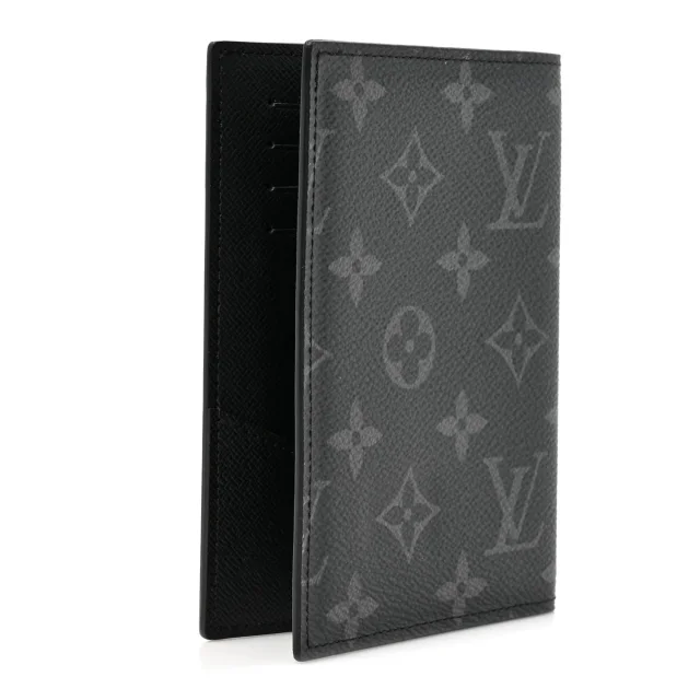 Louis Vuitton Monogram Eclipse Passport Cover in Coated canvas from FASHIONPHILE, photo 3 of 6