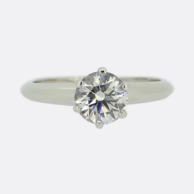 Tiffany & Co. 1.05 Carat Diamond Engagement Ring from The Vintage Jeweller