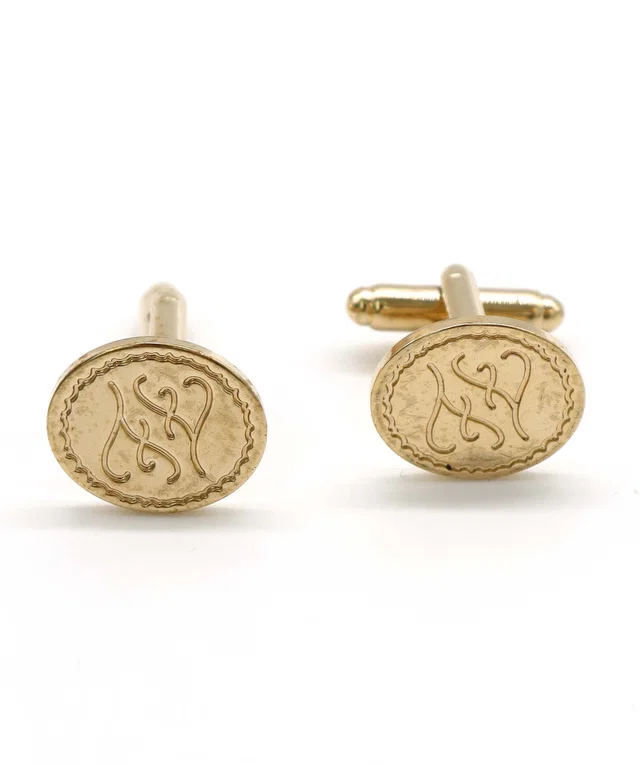 Fendi Cuff links in Leather from Luxury Promise
