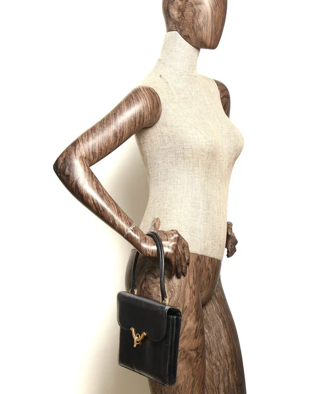 Hermès Box Sac Vasco Top Handle Bag in Box leather from A Retro Tale, photo 15 of 15