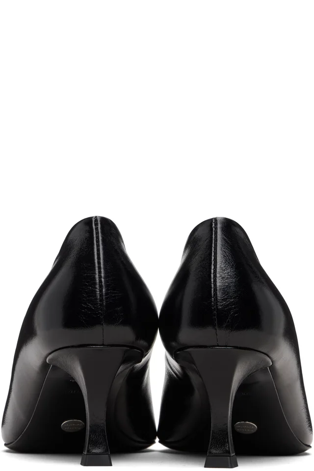 Proenza Schouler Black Trap Pump Heels, photo 2 of 5 from SSENSE