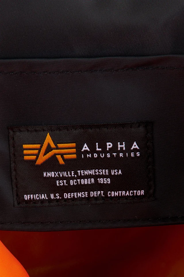 ALPHA INDUSTRIES Nylon Backpack in Black, photo 5 of 6 from REVOLVE (Canada)