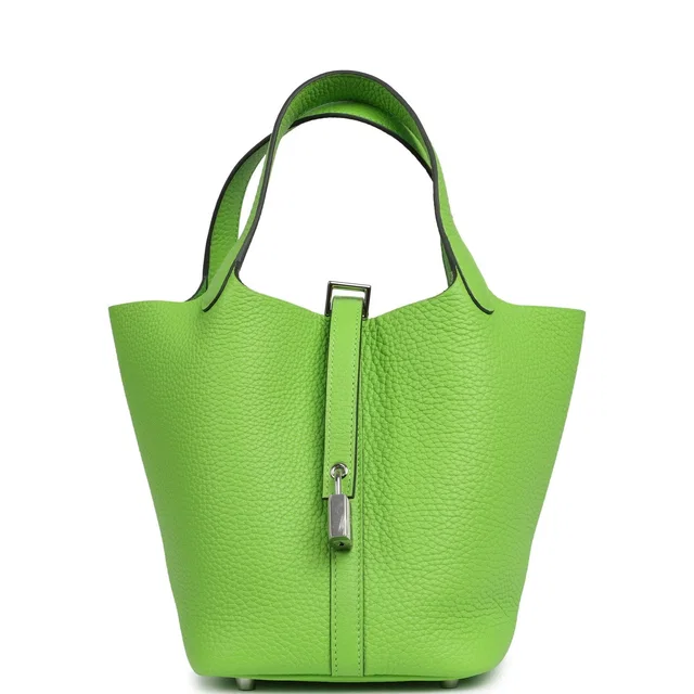 Hermès Picotin Lock 18 Granny Clemence Palladium Hardware in Clemence leather from Madison Avenue Couture