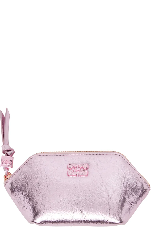 Pink Bou Crushed Coin Pouch, image 1 of 1 from SSENSE