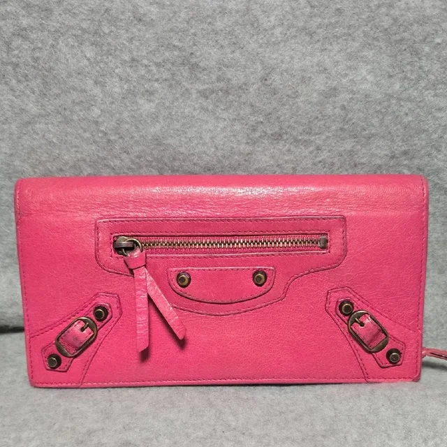Balenciaga Coral Clutch/Long Wallet in pink Calfskin from Poshmark