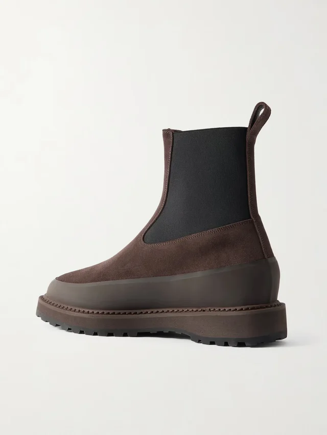LE MONDE BERYL + Diemme Dolomite suede Chelsea boots in Brown, photo 2 of 2 from NET-A-PORTER (Canada)