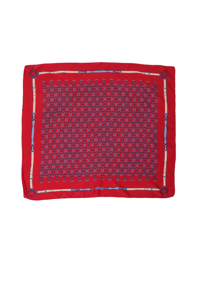 Gucci Belt Border Scarf in Silk from Recess LA