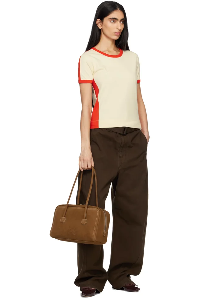 MARGESHERWOOD Brown Soft Boston Bag, photo 4 of 4 from SSENSE