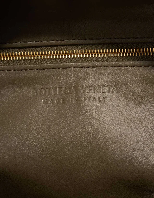 Bottega Veneta Jodie Medium Lamb Olive in Green, Grey Lambskin from SACLÀB, photo 8 of 9