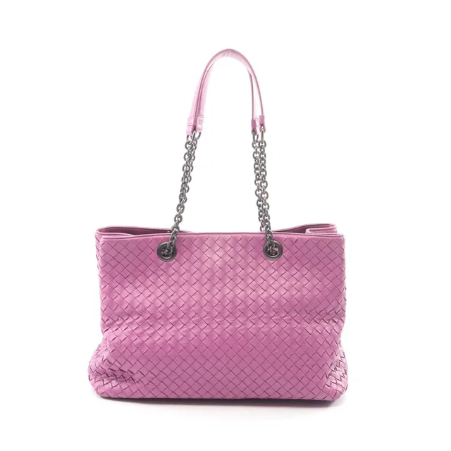 Bottega Veneta Intrecciato Leather Tote Bag in Woven leather from LuxUness