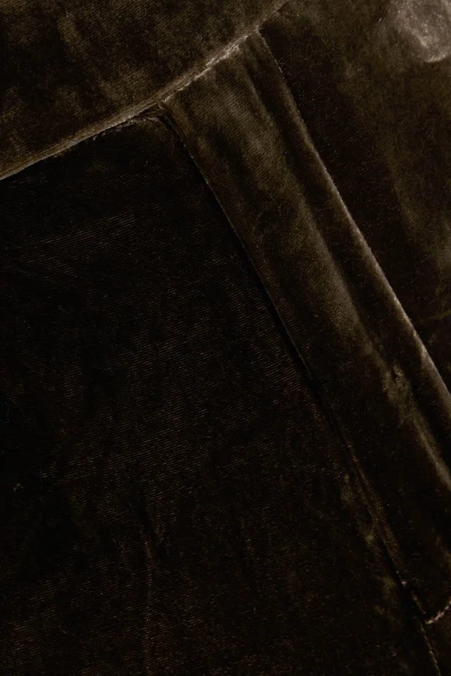 Frame Cropped Velvet Flared Pants in Chocolate, photo 8 of 8 from THE OUTNET