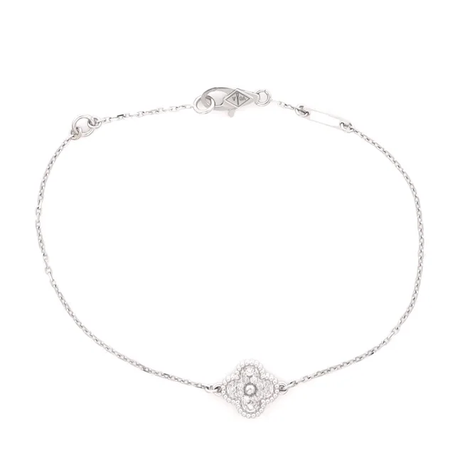 Van Cleef & Arpels Sweet Alhambra Bracelet 18k White Gold And Diamonds in gold from Poshmark