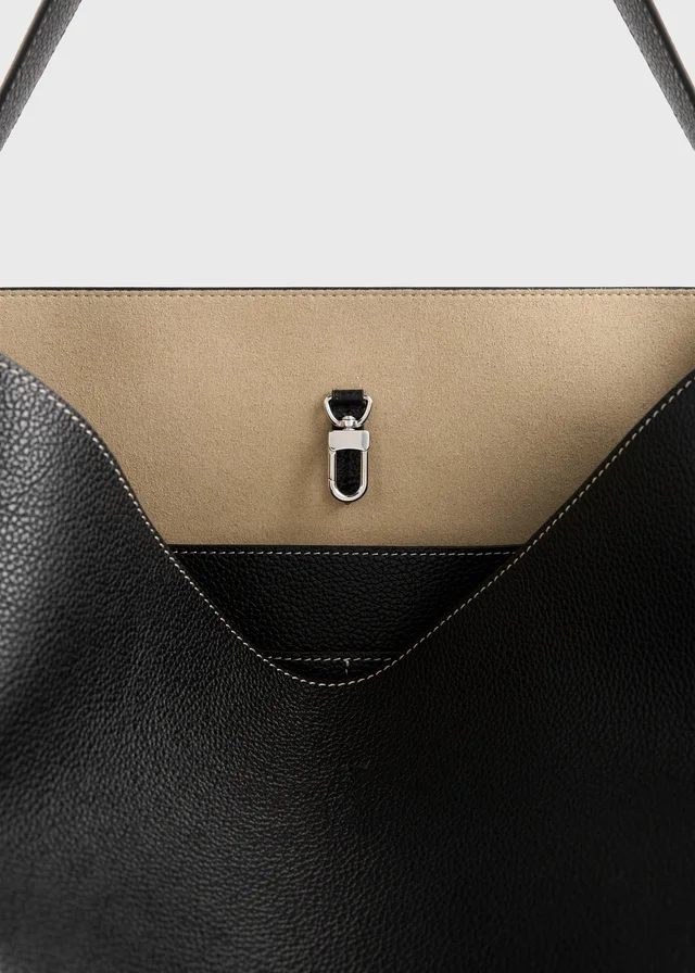 Toteme medium belted grained-leather tote bag, photo 7 of 7 from SENSER