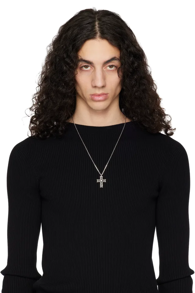 Emanuele Bicocchi Reissue Notre-Dame Cross Necklace, photo 2 of 2 from SSENSE