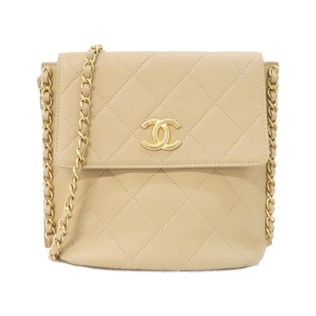 Chanel Shoulder Bag Beige in Beige from The Reluxe