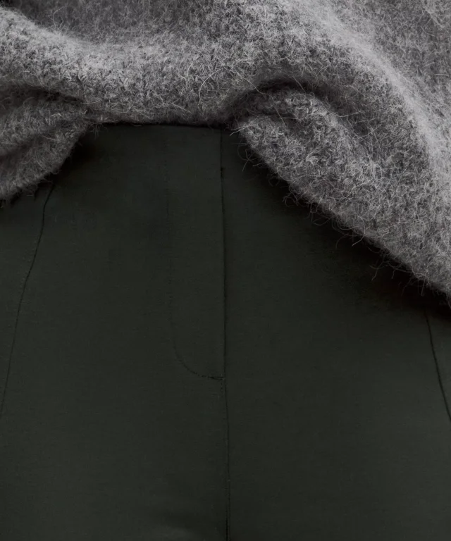 lululemon Stretch Knit Straight-Leg Pull-On Pant in Blackened Pine, photo 4 of 6 from lululemon