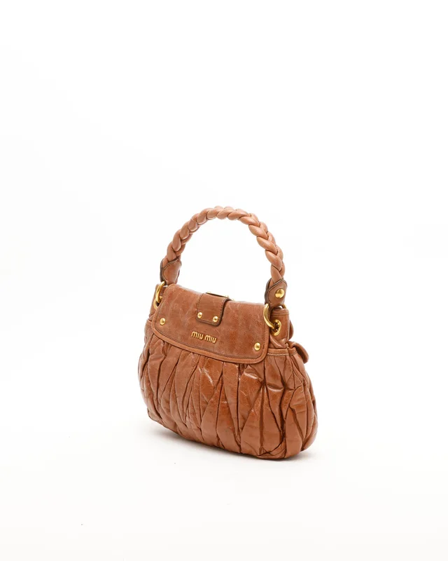 Miu Miu Matelassé Coffer Bag in Leather from A Retro Tale, photo 3 of 10