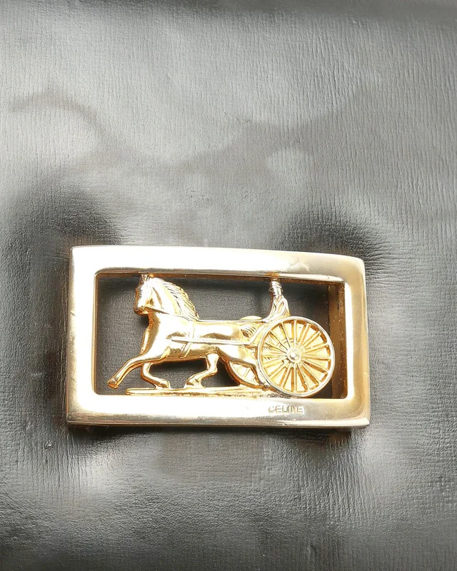 Celine Horse Carriage Box Bag in Leather from A Retro Tale, photo 7 of 10