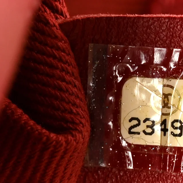 Chanel Caviar Quilted Small Coco Handle Flap Red in Red Caviar leather from FASHIONPHILE, photo 8 of 11