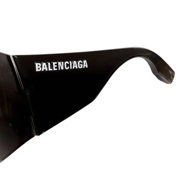 Balenciaga Mask Butterfly sunglasses in black, photo 4 of 6 from ShopSimon