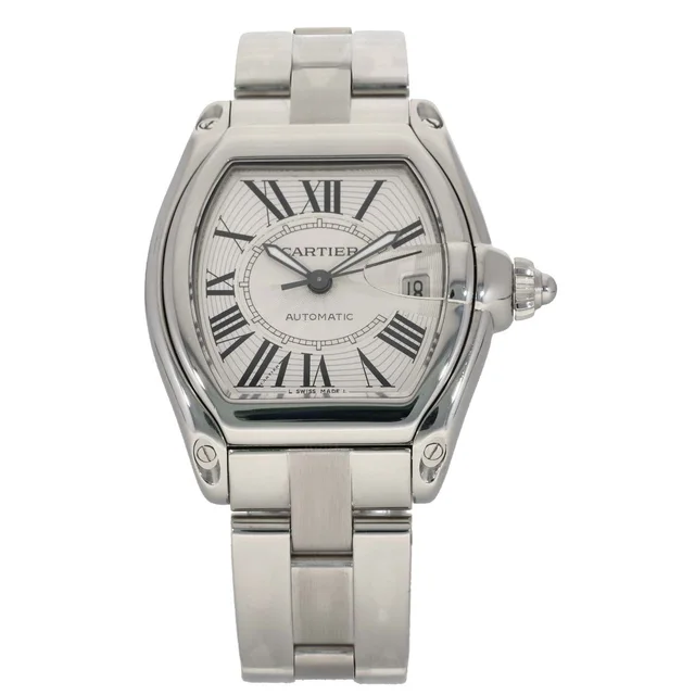 Cartier Roadster W62002V3 37mm Stainless Steel Watch from H&T
