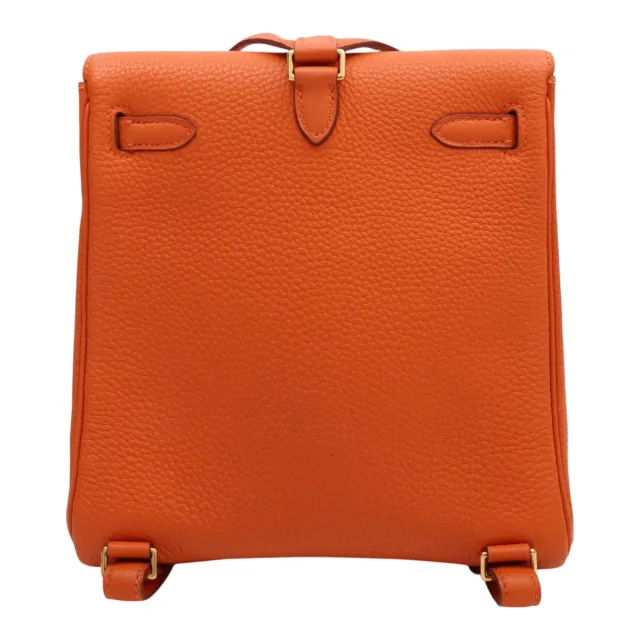 Hermès 2001 Kellyad PM Orange in Orange Togo leather from VINTAGE QOO TOKYO, photo 4 of 13